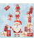 Weihnachtlicher Zelltuchserviette 33x33cm Kind
