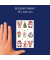 Weihnachtsetikett Figuren 3D Glitzer