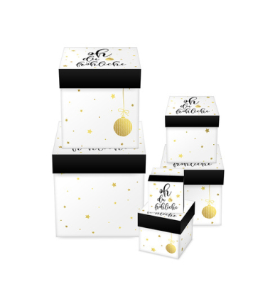 Weihnachtlicher Geschenkkarton Weihnachtsmelodie