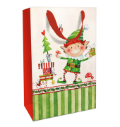 Weihnachtlicher Geschenktragetasche Kind Alfred