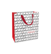 Weihnachtlicher Geschenktragetasche Hohoho wsrot
