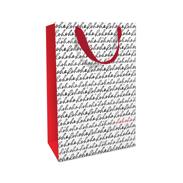 8 Stück Braun und Company Weihnachtlicher Geschenktragetasche Hohoho wsrot 4014995844569 Braun und Company