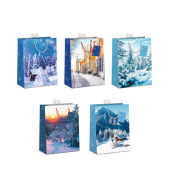 Weihnachtlicher Geschenktragetasche Landschaft sort