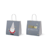 Weihnachtlicher Geschenktragetasche mini Zwerg