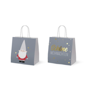 Weihnachtlicher Geschenktragetasche mini Zwerg