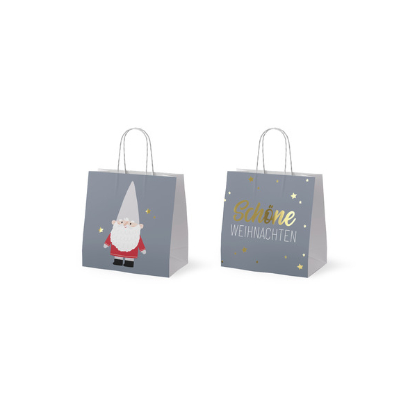 12 Stück LA VIDA Weihnachtlicher Geschenktragetasche mini Zwerg 4027268351794 FÜR DICH