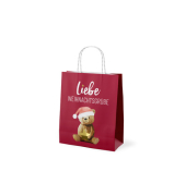 Weihnachtlicher Geschenktragetasche Bär
