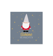 Weihnachtlicher Zelltuchserviette Zwerg