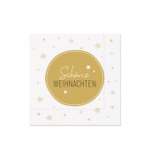 Weihnachtlicher Zelltuchserviette Sterne