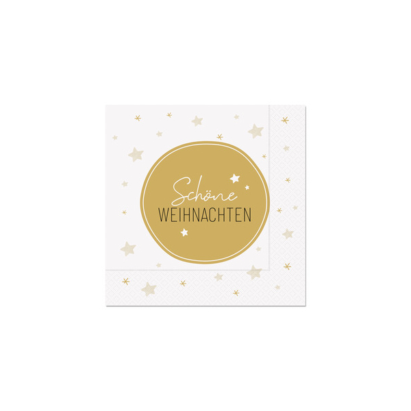 4027268352814 - Weihnachtlicher Zelltuchserviette Sterne 4027268352814 FÜR DICH 20 Stück 4027268352814 - Weihnachtlicher Zelltuchserviette Sterne 4027268352814 FÜR DICH 20 Stück