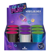 Würfelbecher LetŽs play metallic