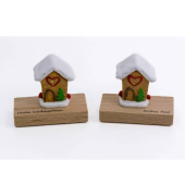 Weihnachtlicher Deko Lebkuchenhaus sortiert