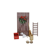 Weihnachtlicher  Wichteltür 9-tlg.