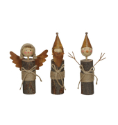 Weihnachtlicher Figur natur sortiert