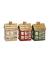 Windlicht 652170000995 Haus farbig sortiert 17,5x10x19,5cm 