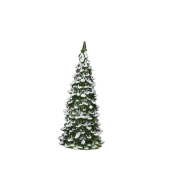 Weihnachtsbaum Acryl grün-weiß