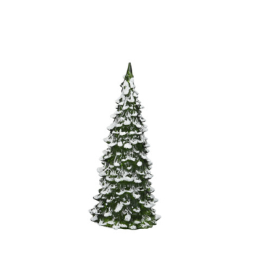 Weihnachtsbaum Acryl grün-weiß