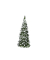 Weihnachtsbaum Acryl grün-weiß