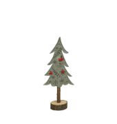 Weihnachtlicher  Baum rotgrün