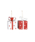 Weihnachtlicher  Behang Geschenk sortiert