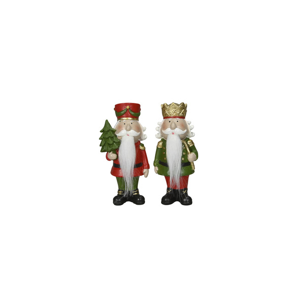 4 Stück Alpedia Weihnachtlicher Figur Nussknacker rot-grün sort. 4060706225691 Alpedia
