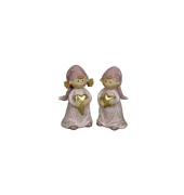 Weihnachtlicher Figur Kind rosa-gold sortiert