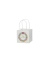 Geschenktasche 671004010101, Weihnachten, mit Tragehenkel, Weihnachtskranz, 10,5cm x 10,5cm