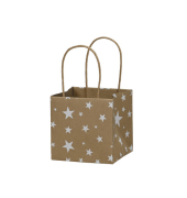 Weihnachtlicher Geschenktragetasche Sterne ws-natur