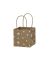 Geschenktasche 671008010200, Weihnachten, mit Tragehenkel, Sterne, 10,5cm x 10,5cm