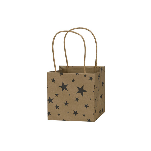 12 Stück Alpedia Geschenktasche 671008012833, Sterne, 12cm x 12cm 4060706234839 Alpedia