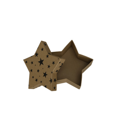 Weihnachtlicher Geschenkkarton Sternenform sw-natu Weihnachtlicher Geschenkkarton Sternenform sw-natu