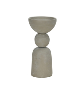 Kerzenhalter Aluminium creme