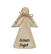 Weihnachtlicher Engel Schutz weiß gewischt