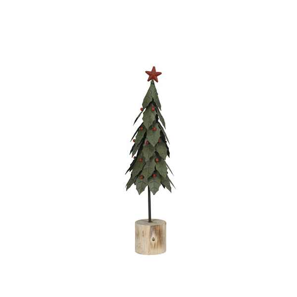 3 Stück Alpedia Weihnachtlicher Deko Tanne Eisen grün rot 4060706251713 Alpedia