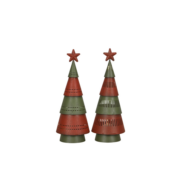 6 Stück Alpedia Weihnachtsbaum mit LED rot-grün sortiert 4060706251843 Head