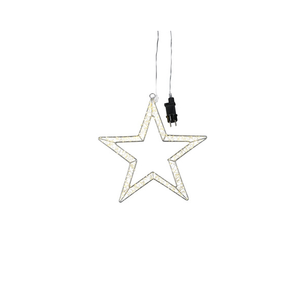 Alpedia Weihnachtlicher Deko Leuchte LED Eisen silber 4060706253281 Alpedia