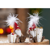 Weihnachtlicher Figur Pico braun sortiert
