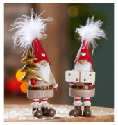 Weihnachtlicher Figur Pico braun sortiert