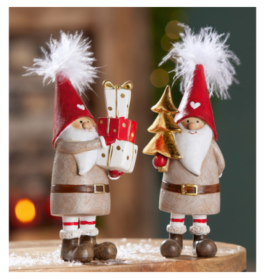 Weihnachtlicher Figur Pico braun sortiert