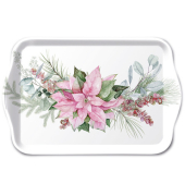 Weihnachtlicher Tablett 13x21cm Weihnachtsstern