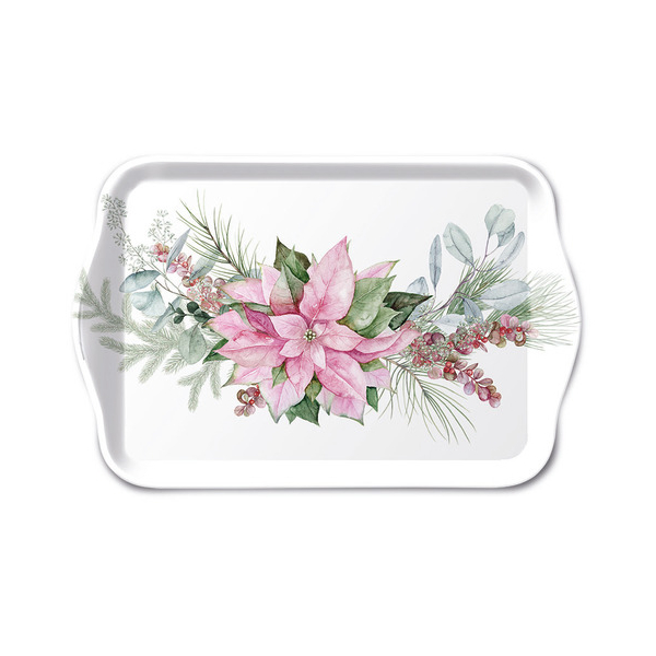 8712159209716 - Weihnachtlicher Tablett 13x21cm Weihnachtsstern 8712159209716 Ambiente