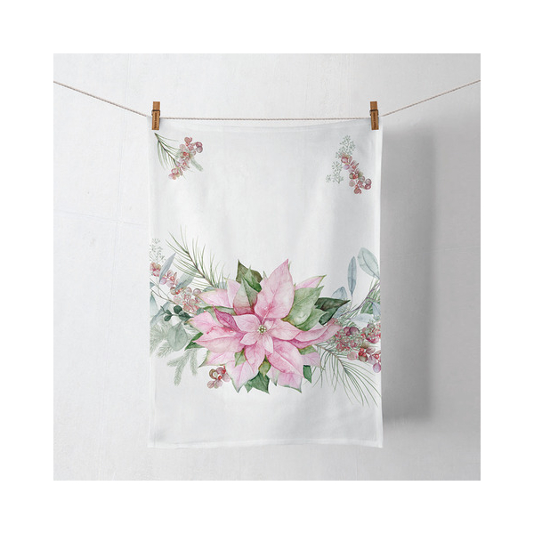 8712159209853 - Weihnachtlicher Geschirrtuch50x70cmWeihnachtsstern 8712159209853 Ambiente