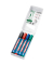 Flipchartmarker 383, 4-383-4-2, Packung, rot,blau,gr&uuml;n,schwarz, 1-5mm Keilspitze