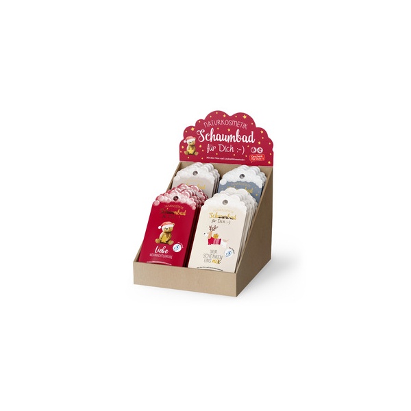 24 Stück LA VIDA Schaumbad 113160 Happy Christmas, Lindenblüten, 24x40 ml, Beutel  LA VIDA 40 Milliliter