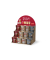 Windlicht 640160 4 verschiedene sortiert braun/rot 6x6cm 