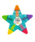 Textmarker Mini-Bringsel Stern+Blume