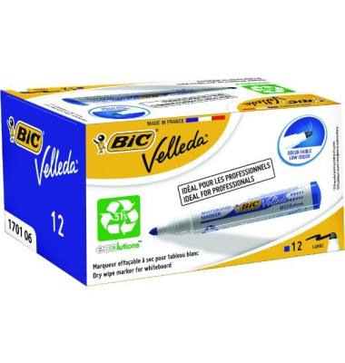 Boardmarker Velleda, 525826, blau, mittel Kugel