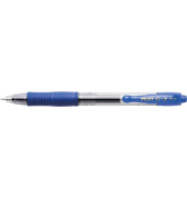 Gelschreiber G2, Strichstärke 0,4 mm, Schreibfarbe blau, Schaftfarbe farblos