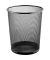 Papierkorb the circle network H2518595, 15 Liter, rund, schwarz