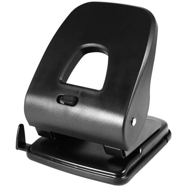 8717448053179 - Bürolocher Stanzleitung 40 Blatt Lochabstand 80 mm robustes Metall schwarz 8717448053179 pavo